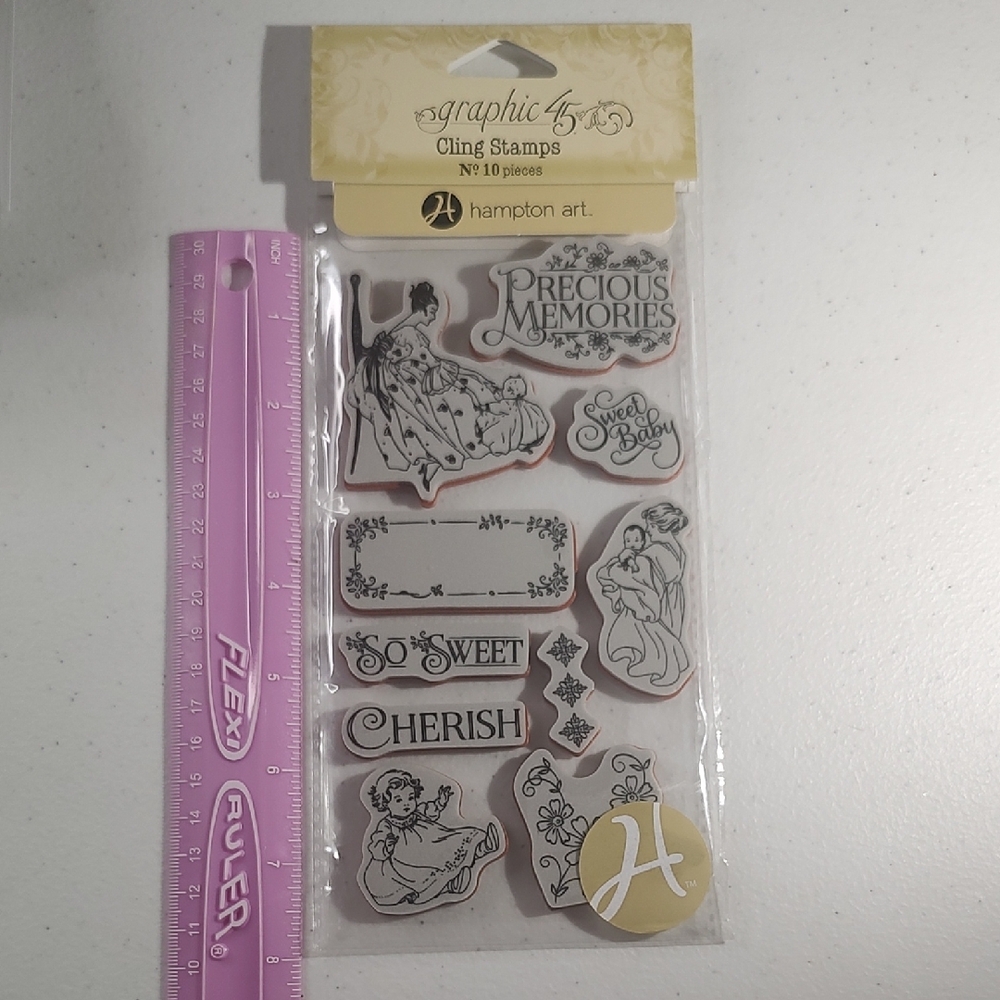 Graphic 45 Cling Stamps Set